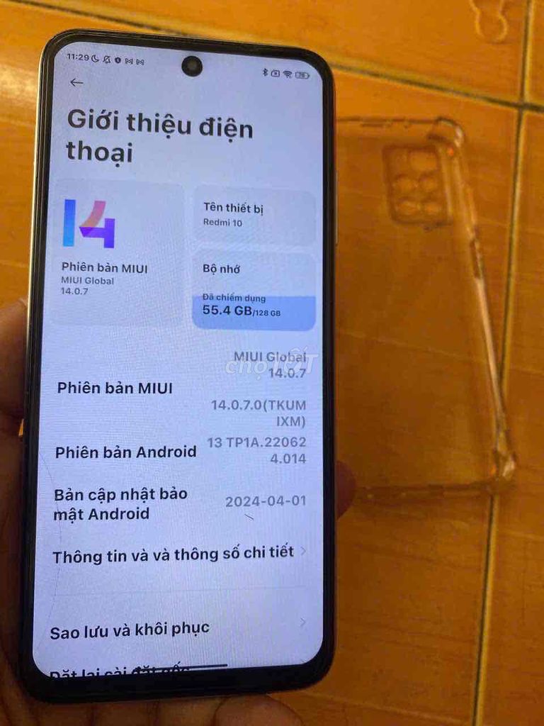 Xiaomi Redmi 10 128GB Trắng. Mua bán Điện thoại tại Thị xã Bình Minh Vĩnh Long được đăng bởi Thanh Tâm hình 1