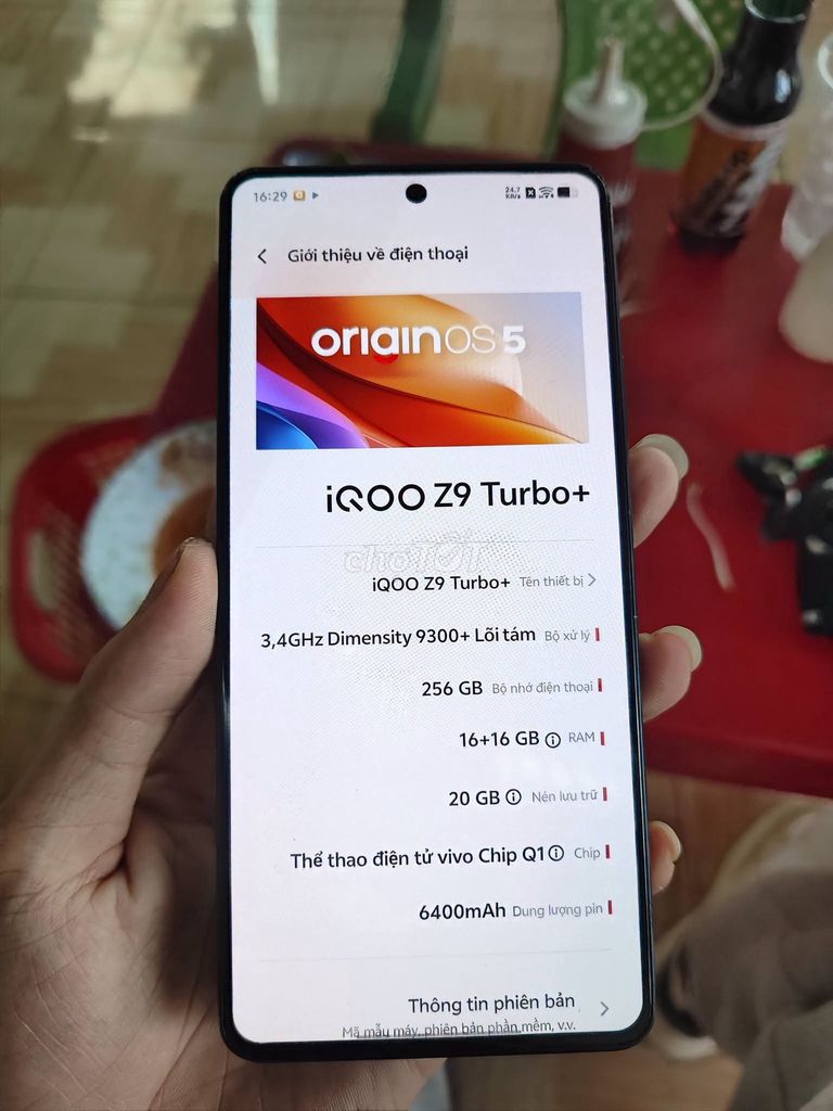 iQOO Z9 Turbo+ 16GB 256GB Đen 6400mAh. Mua bán Điện thoại tại Quận 1 Tp Hồ Chí Minh được đăng bởi Hội Đồ Điện Tử hình 1