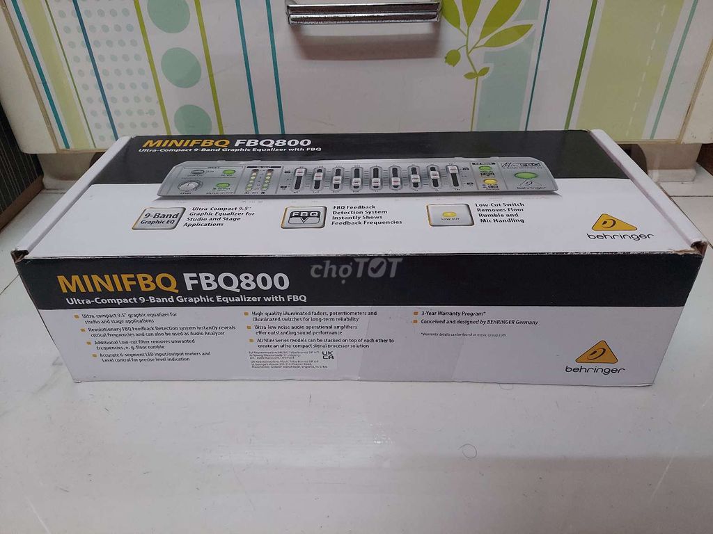 Equalizer MINI hiệu BEHRINGER BFQ800. Mua bán Tivi, Âm thanh tại Quận 4 Tp Hồ Chí Minh được đăng bởi Bảo Thanh Collection hình 1