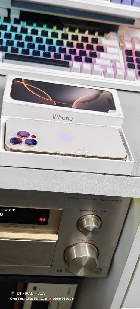 Apple iPhone 16 Pro Max 256GB Vàng 9X Việt Nam. Mua bán Điện thoại tại Quận Tân Bình Tp Hồ Chí Minh được đăng bởi Hùng hình 1
