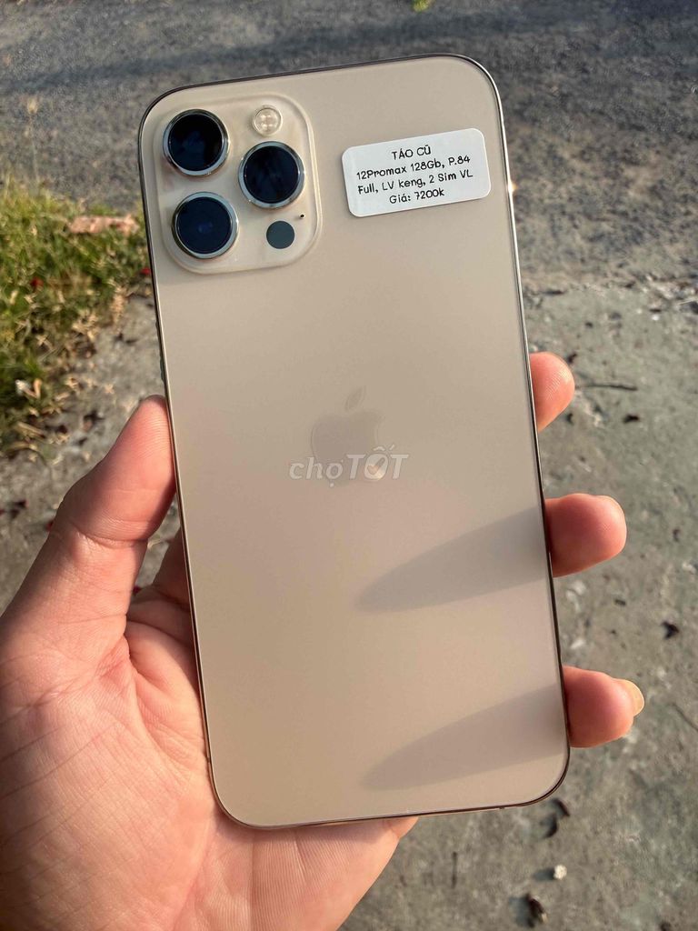 Apple iPhone 12 Pro Max 128GB Vàng. Mua bán Điện thoại tại Thành phố Sóc Trăng Sóc Trăng được đăng bởi Táo cũ hình 1