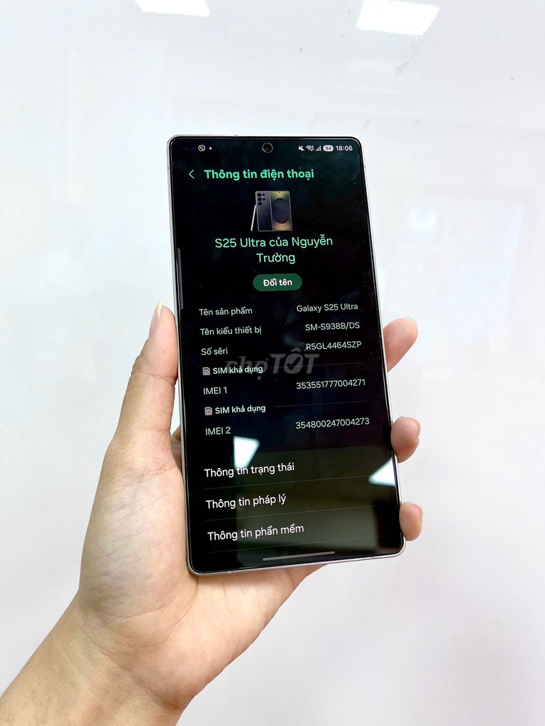 Samsung S25 Ultra 12/256GB Likenew fullbox. Mua bán Điện thoại tại Thành phố Thủ Đức Tp Hồ Chí Minh được đăng bởi Vĩnh An Mobile Thủ Đức hình 1