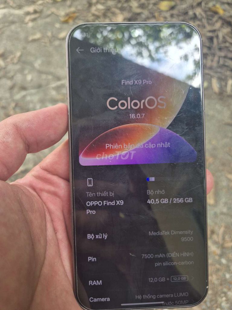 OPPO Find X9 Pro 256GB. Mua bán Điện thoại tại Quận Dương Kinh Hải Phòng được đăng bởi Wofl hình 1
