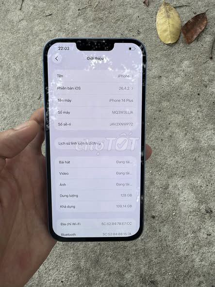 Apple iPhone 14 Plus 128GB Xanh. Mua bán Điện thoại tại Quận 1 Tp Hồ Chí Minh được đăng bởi Hội Đồ Điện Tử hình 1