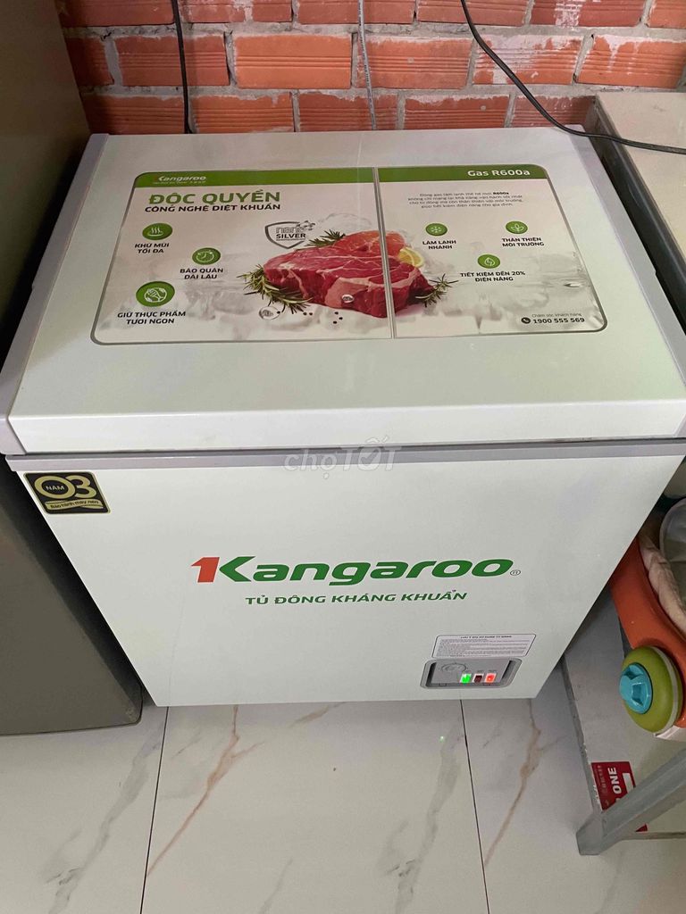 Tủ đông Kangaroo Kahragoo Trắng mới mua 5 tháng. Mua bán Tủ lạnh tại Huyện Mỏ Cày Bắc Bến Tre được đăng bởi Trùm Boom Hàng hình 1