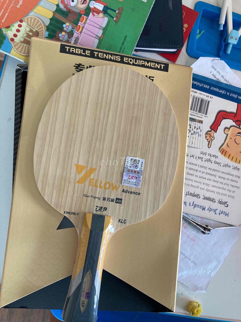 Cốt vợt bóng bàn 729 Yellow Advance Carbon KLC. Mua bán Đồ thể thao, Dã ngoại tại Quận Hà Đông Hà Nội được đăng bởi AnhVan hình 1