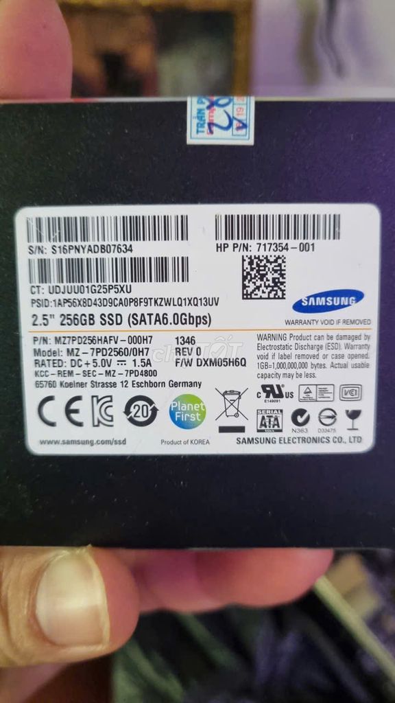 Ổ cứng SSD, CPU. Mua bán Linh kiện (RAM, Card...) tại Quận 8 Tp Hồ Chí Minh được đăng bởi Conic Linh Phong hình 1
