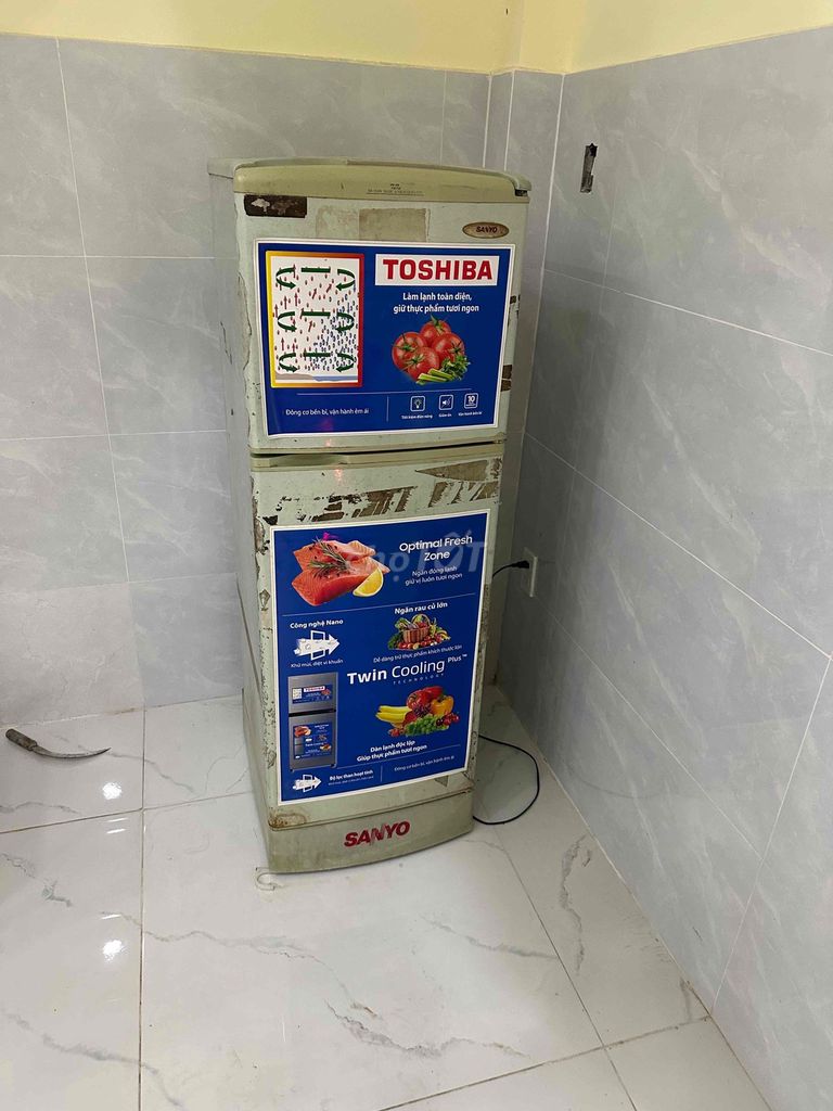 Tủ lạnh Sanyo SR-15SN (G) 150 lít. Mua bán Tủ lạnh tại Thành phố Biên Hòa Đồng Nai được đăng bởi Thu bằng giá bán hình 1