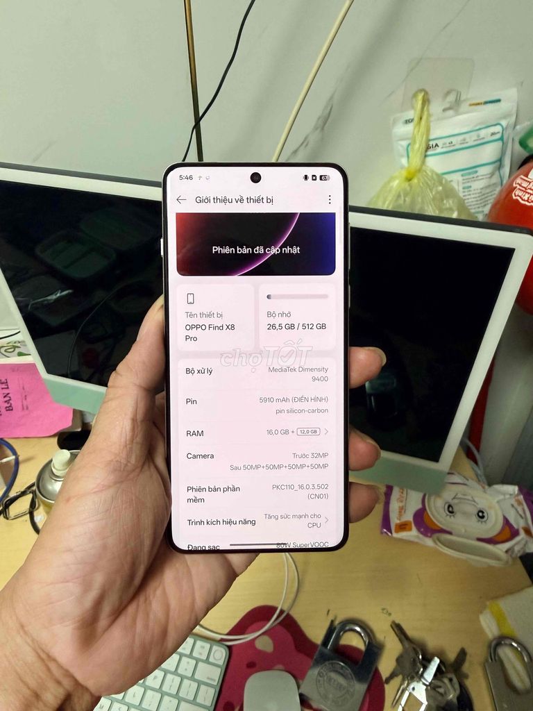 Oppo Find X8 Pro 16gb/512gb Trắng Bản Nội Địa. Mua bán Điện thoại tại Quận 6 Tp Hồ Chí Minh được đăng bởi Chuyên mua bán điện thoại laptop hình 1