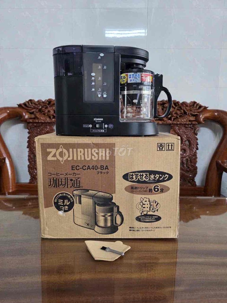 Máy pha cà phê Zojirushi EC-CA40-BA Đen. Mua bán Bếp, lò, đồ điện nhà bếp tại Thị xã Tân Châu An Giang được đăng bởi Tuyền chuyên hàng nhật hình 1