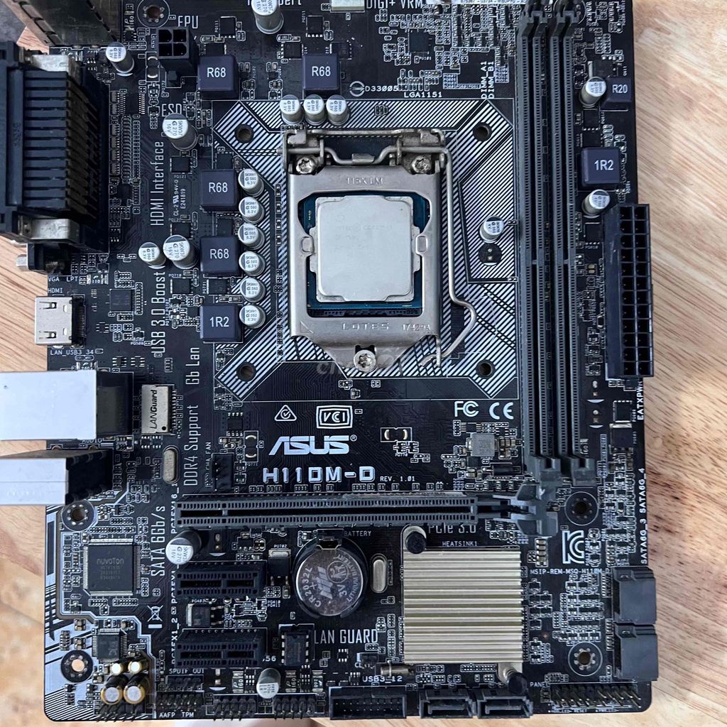 Mainboard ASUS H110 i3 7100. Mua bán Linh kiện (RAM, Card...) tại Thành phố Đà Lạt Lâm Đồng được đăng bởi Tram Ong hình 1