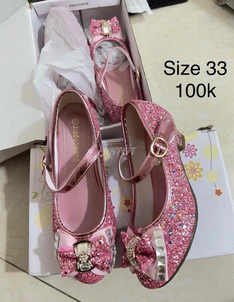 Giày búp bê nữ kim tuyến size 33. Mua bán Mẹ và bé tại Thành phố Thủ Đức Tp Hồ Chí Minh được đăng bởi Nhà tiện ích hình 1