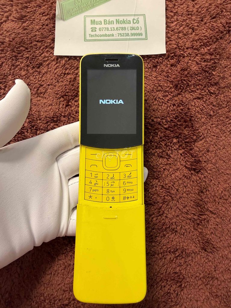 Nokia 8110 chuối vàng 4G 2 sim Wifi phát Wifi đẹp. Mua bán Điện thoại tại Quận 10 Tp Hồ Chí Minh được đăng bởi Mua Bán Nokia Cổ hình 1