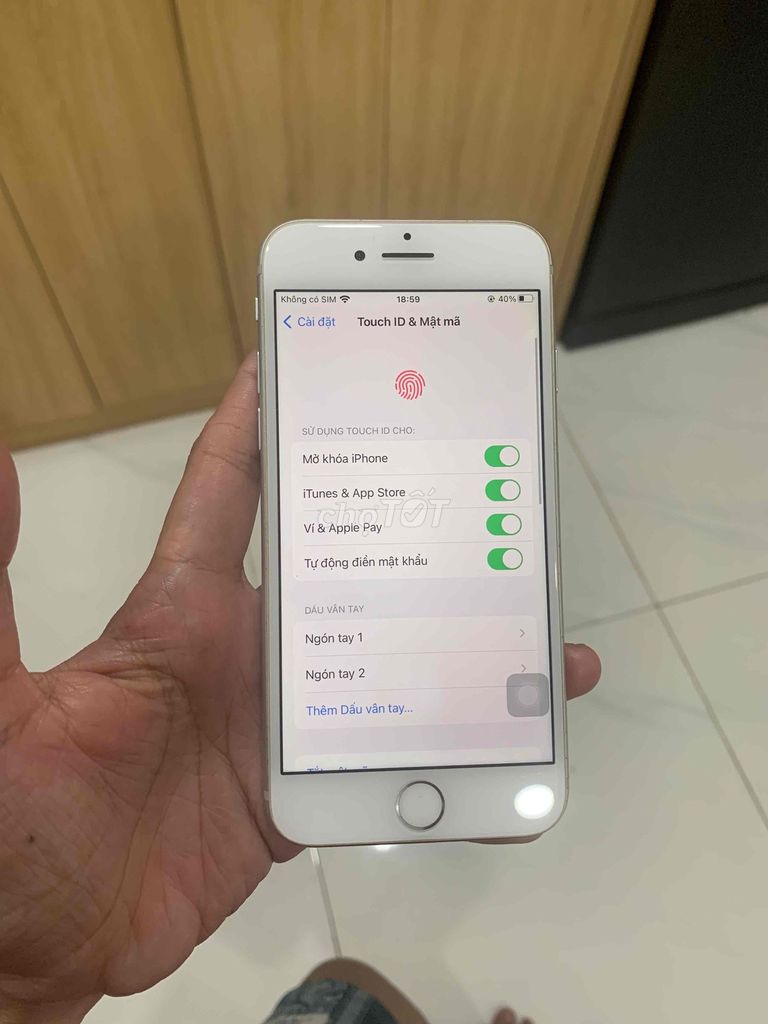 Apple iPhone 8 Trắng Màn lô, pin 79, bể sau. Mua bán Điện thoại tại Quận 3 Tp Hồ Chí Minh được đăng bởi aydooo hình 1