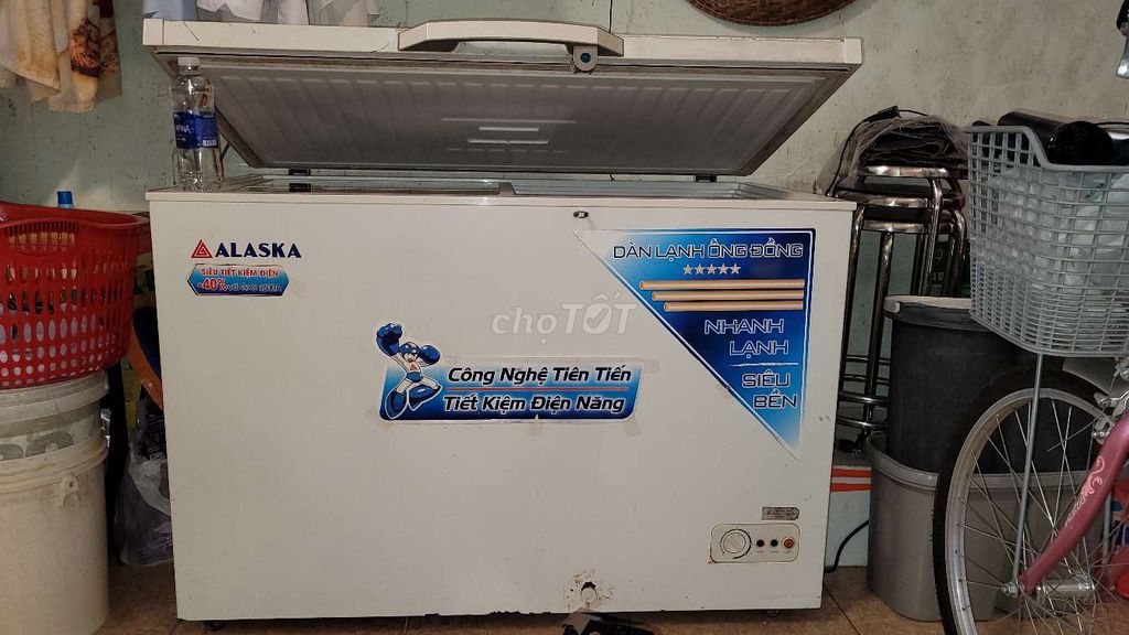 Tủ đông Alaska 400 lít 2 cửa Tiết kiệm điện Trắng. Mua bán Tủ lạnh tại Thành phố Trà Vinh Trà Vinh được đăng bởi HuongNguyen hình 1