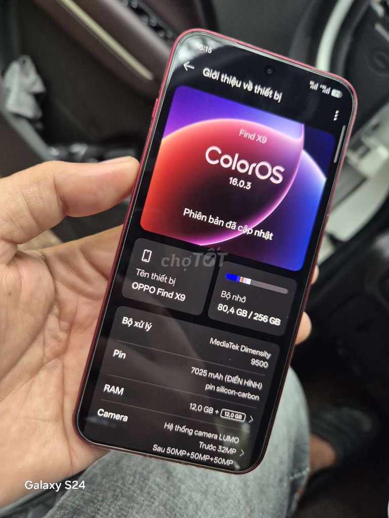 Oppo Find X9 Đỏ 12GB/256GB. xiaomi 12x 8/256. Mua bán Điện thoại tại Thành phố Mỹ Tho Tiền Giang được đăng bởi anh bán dạo  hình 1