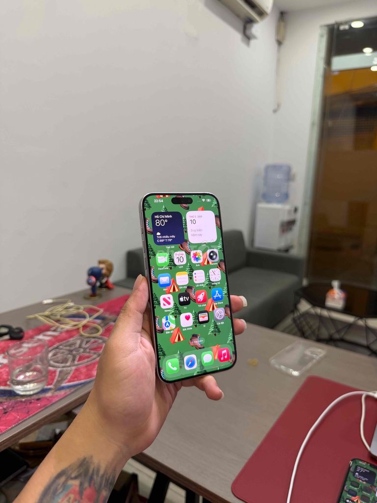 iPhone 15 Pro Max QTE 512GB Trắng Zin Nguyên Bản. Mua bán Điện thoại tại Quận Cầu Giấy Hà Nội được đăng bởi Trung Kiên Trả Góp Bao Nợ Xấu hình 1