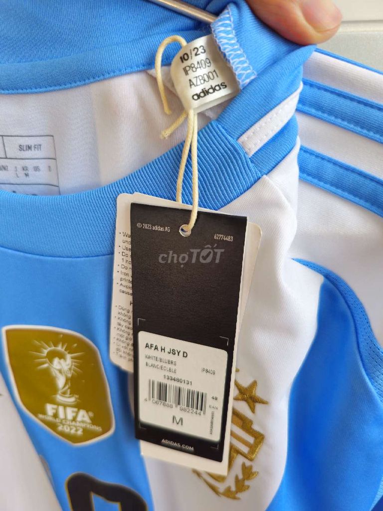 Áo chính hãng Messi 10, mới 100%, bao auth