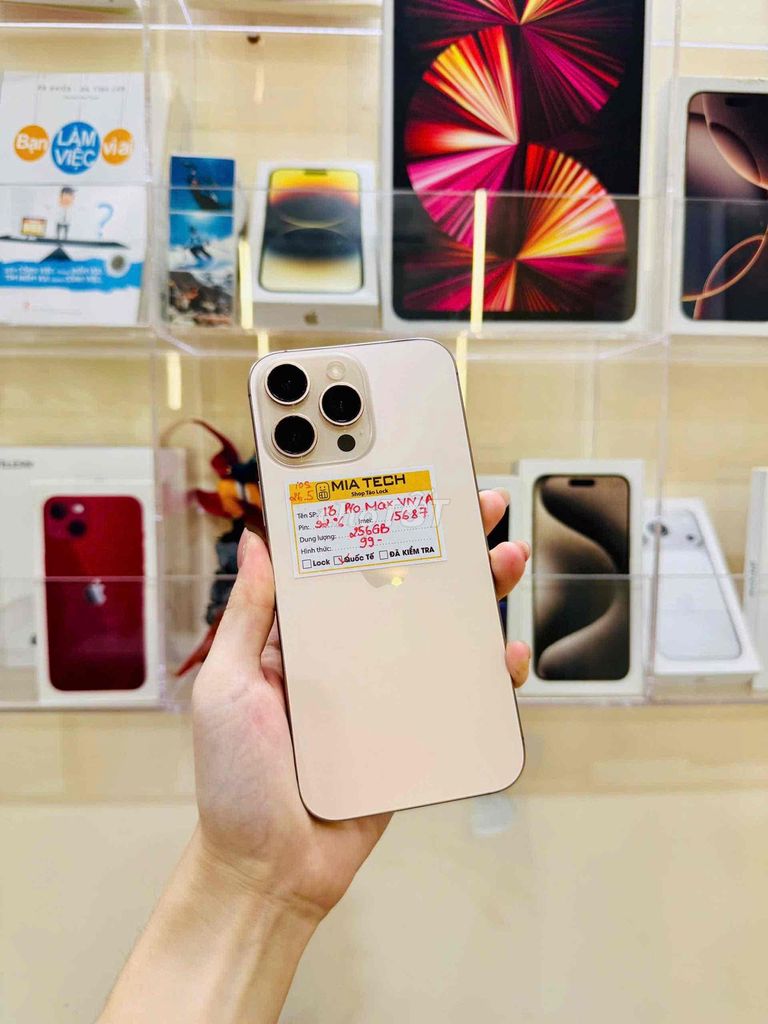 iPhone 16 Pro Max 256GB Vàng 99%. Mua bán Điện thoại tại Quận Ba Đình Hà Nội được đăng bởi Huy Trần hình 1