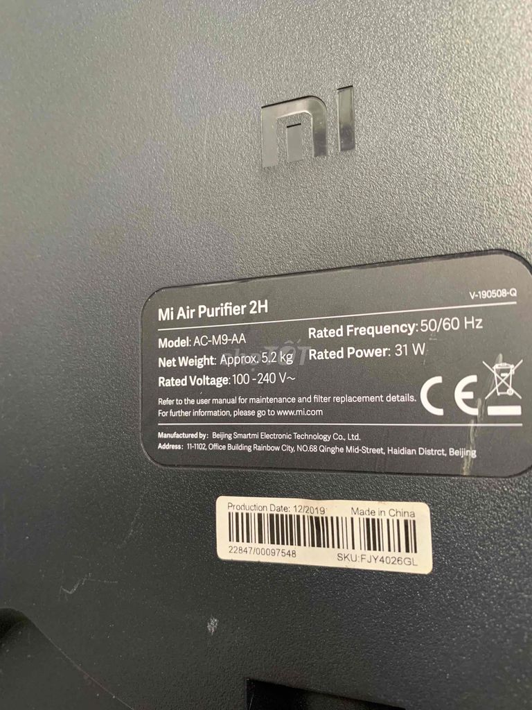 Máy lọc không khí Xiaomi MI Trắng. Mua bán Máy lạnh, điều hoà tại Thành phố Thủ Đức Tp Hồ Chí Minh được đăng bởi Duy Nguyen hình 1