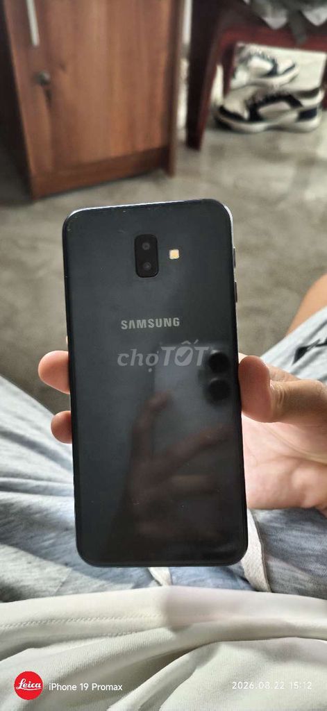Samsung J6 Plus 3GB/32GB Đen. Mua bán Điện thoại tại Huyện Mỹ Đức Hà Nội được đăng bởi Senku Ishigami hình 1