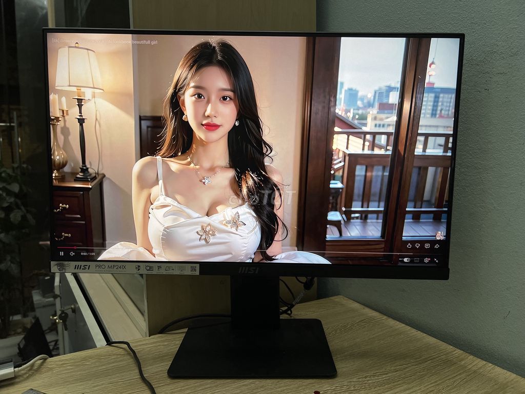 Màn MSI  24 inch tràn viền. Mua bán Phụ kiện (Màn hình, Chuột...) tại Quận Tây Hồ Hà Nội được đăng bởi MayTinhGiaReHaNoi hình 1