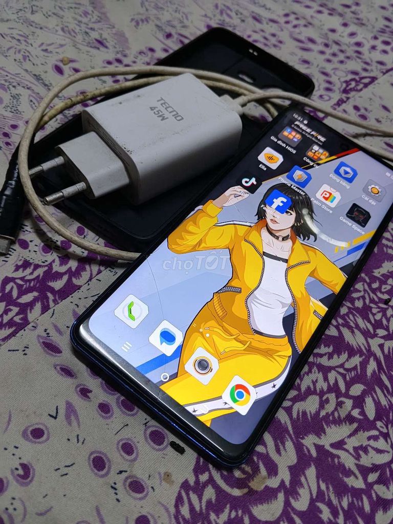 Tecno Pova 5 8GB/128GB Xanh. Mua bán Điện thoại tại Quận Bình Thạnh Tp Hồ Chí Minh được đăng bởi kubi hình 1