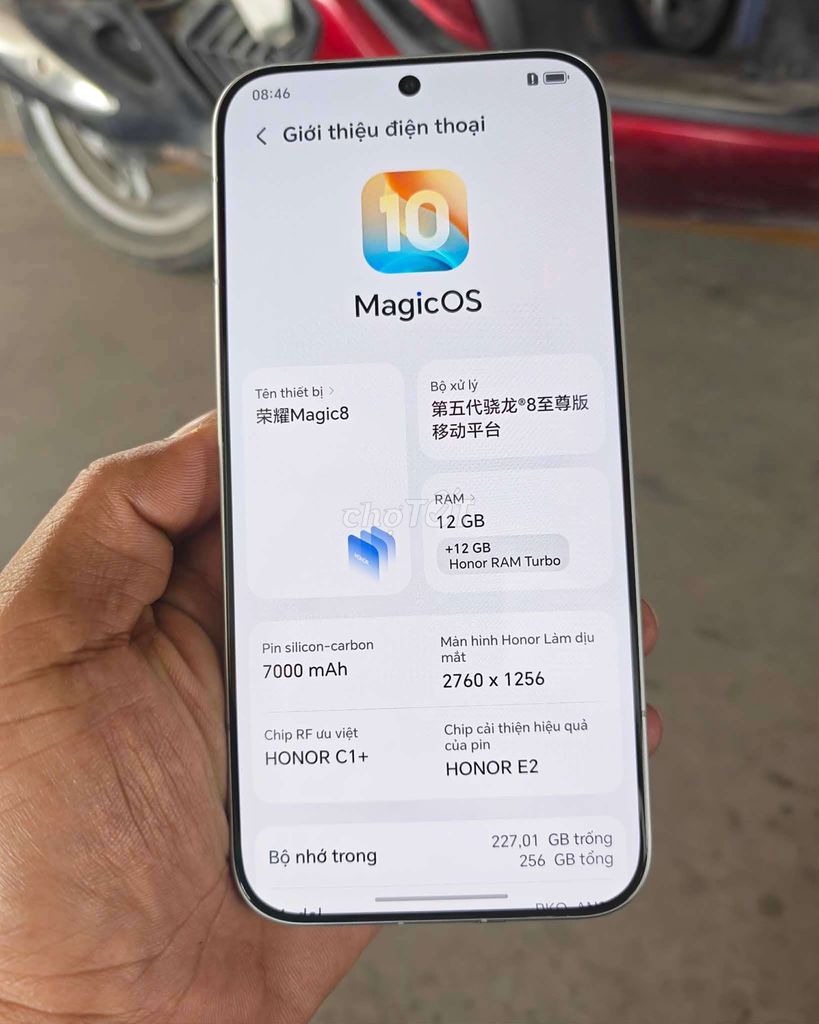 Honor Magic 8 256GB Bạc gl. Mua bán Điện thoại tại Huyện Hóc Môn Tp Hồ Chí Minh được đăng bởi anh 5 hình 1