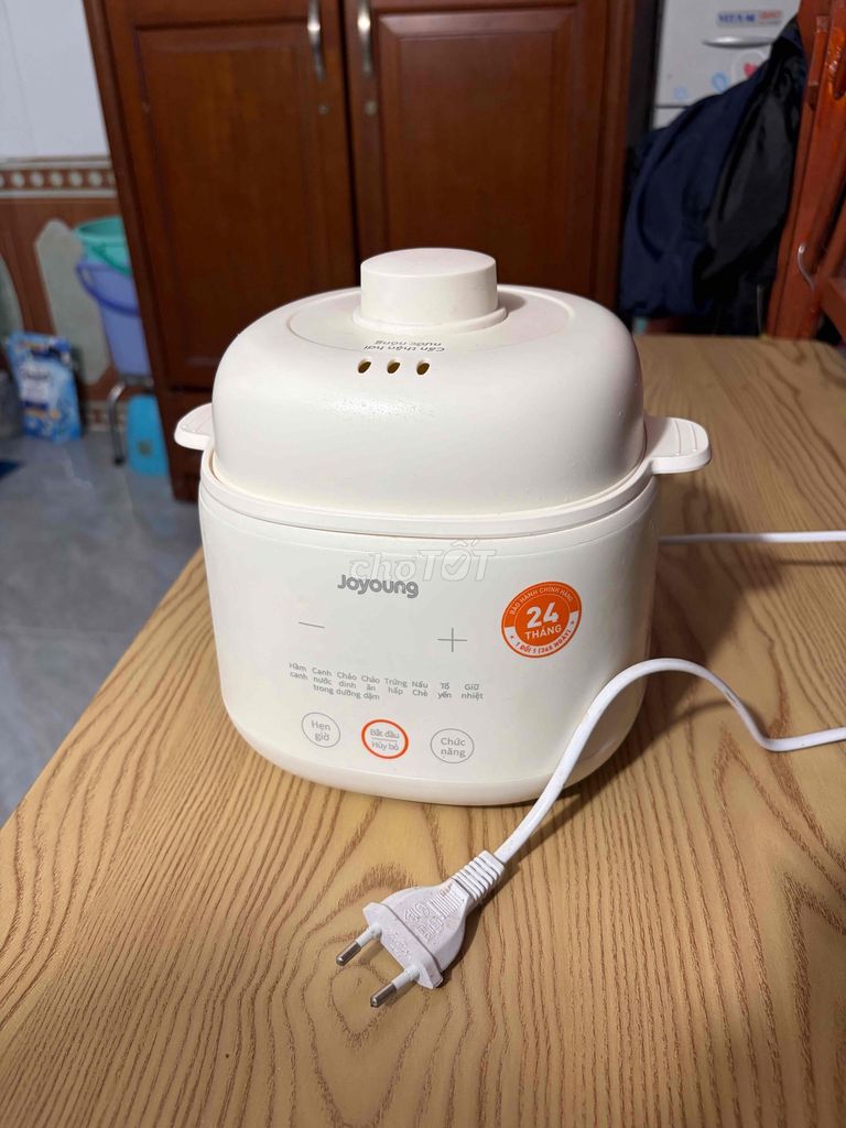 Nồi nấu chậm Joyoung 107 Trắng Gốm sứ. Mua bán Bếp, lò, đồ điện nhà bếp tại Thị xã Tân Uyên Bình Dương được đăng bởi Phương Quý hình 1