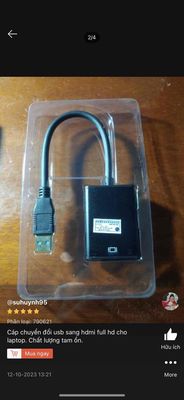 Pass cáp chuyển từ USB sang HDMI