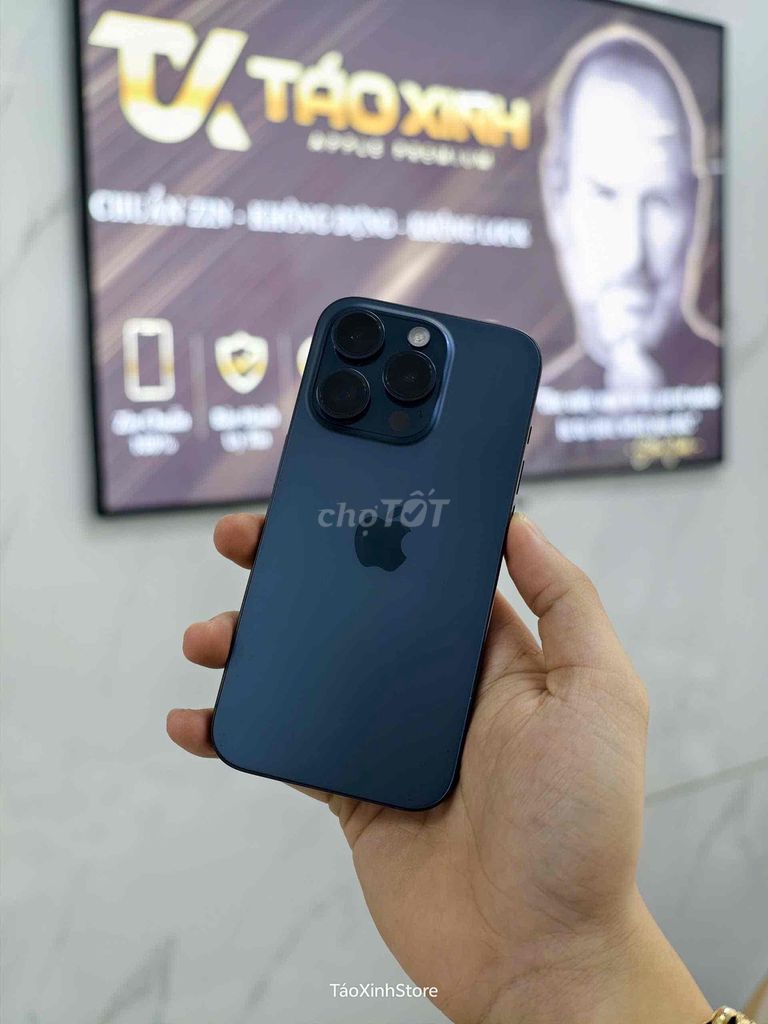 Apple iPhone 15 Pro 128GB Xanh Việt Nam!. Mua bán Điện thoại tại Quận Bình Tân Tp Hồ Chí Minh được đăng bởi Tấn Đạt hình 1