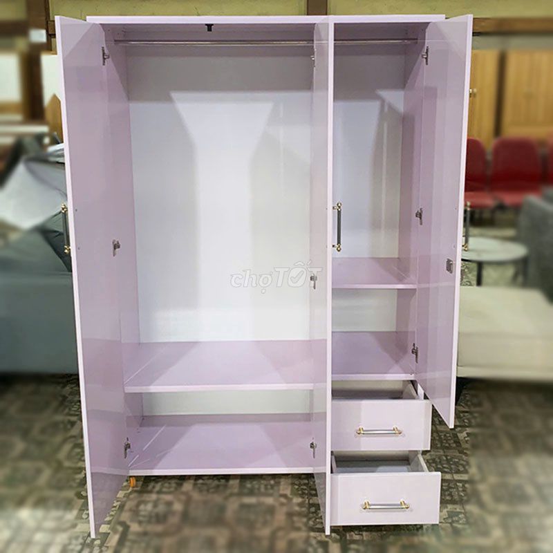 Tủ Quần Áo Nhựa 3 Cánh 1m2 Mới 99%. Mua bán Tủ, kệ gia đình tại Quận Tân Phú Tp Hồ Chí Minh được đăng bởi Tổng Kho Nội Thất Hải Đăng hình 1