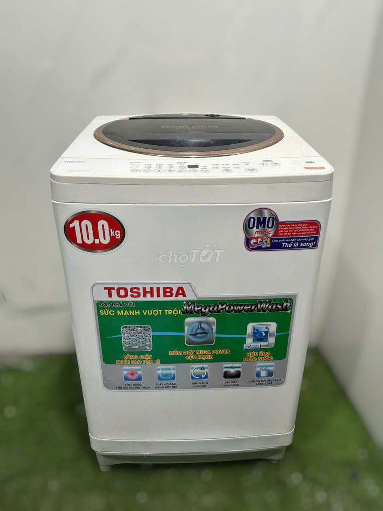 Máy giặt Toshiba 10kg siêu êm bền giặt mạnh