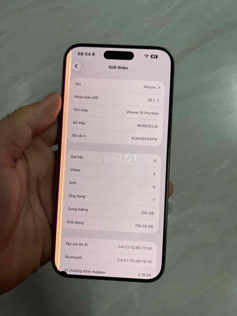 iphone 15pm 256 bai pass chơi game màn sọc xài Ok. Mua bán Điện thoại tại Quận 8 Tp Hồ Chí Minh được đăng bởi điện thoại giá rẻ  hình 1