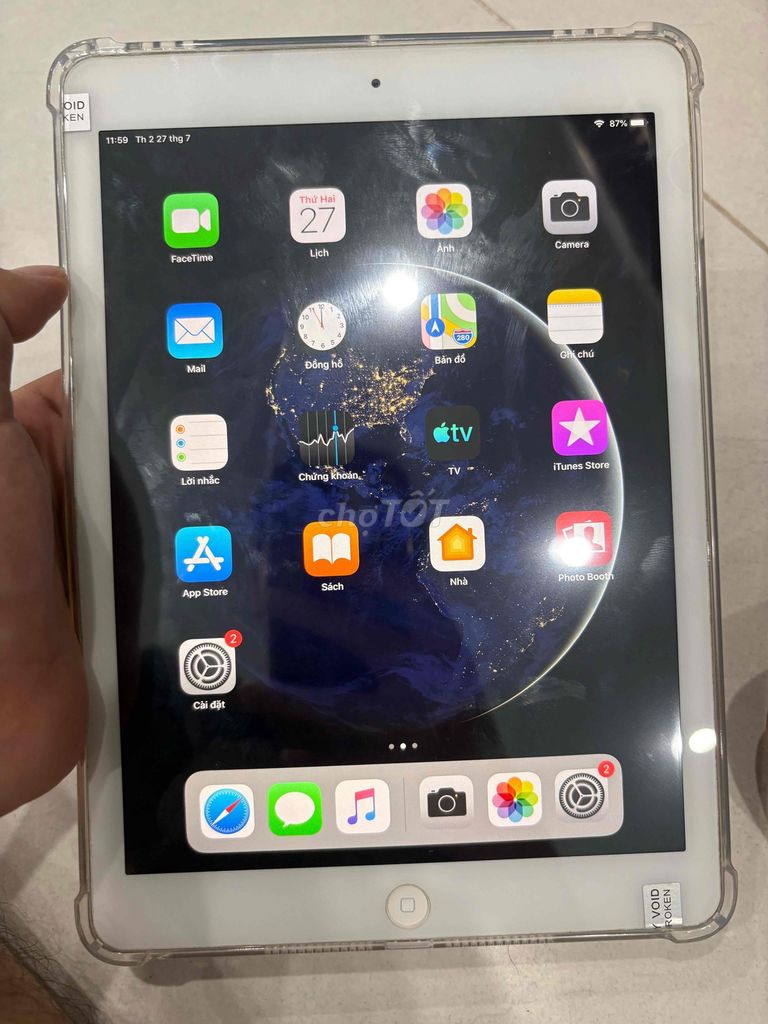 Apple iPad Air 1 16GB Wifi Bạc Đã sử dụng. Mua bán Máy tính bảng tại Quận Hai Bà Trưng Hà Nội được đăng bởi Dũng hình 1