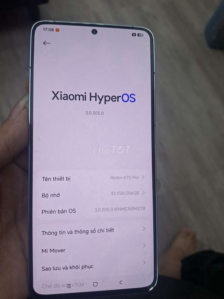 Xiaomi Redmi K70 Pro 16GB 256GB Xanh. Mua bán Điện thoại tại Quận Hoàng Mai Hà Nội được đăng bởi Ben hình 1