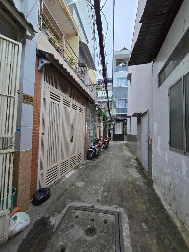 🏘️ bán nhà Âu dương lân phường 3 quận 8 .diện tích : ngang 4m dài 12m