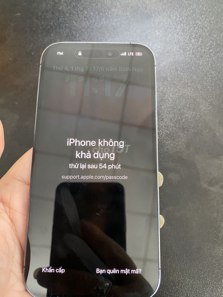 Apple iPhone 14 Pro Tím Đã qua sử dụng. Mua bán Điện thoại tại Huyện Nhà Bè Tp Hồ Chí Minh được đăng bởi Trần Thanh Tường  hình 1