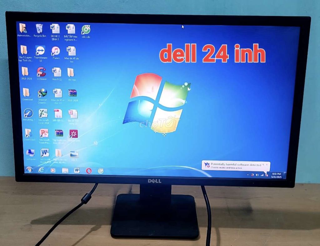 Dell 24 inch Đen Đã sử dụng. Mua bán Phụ kiện (Màn hình, Chuột...) tại Huyện Thuỷ Nguyên Hải Phòng được đăng bởi Quang Hải hình 1