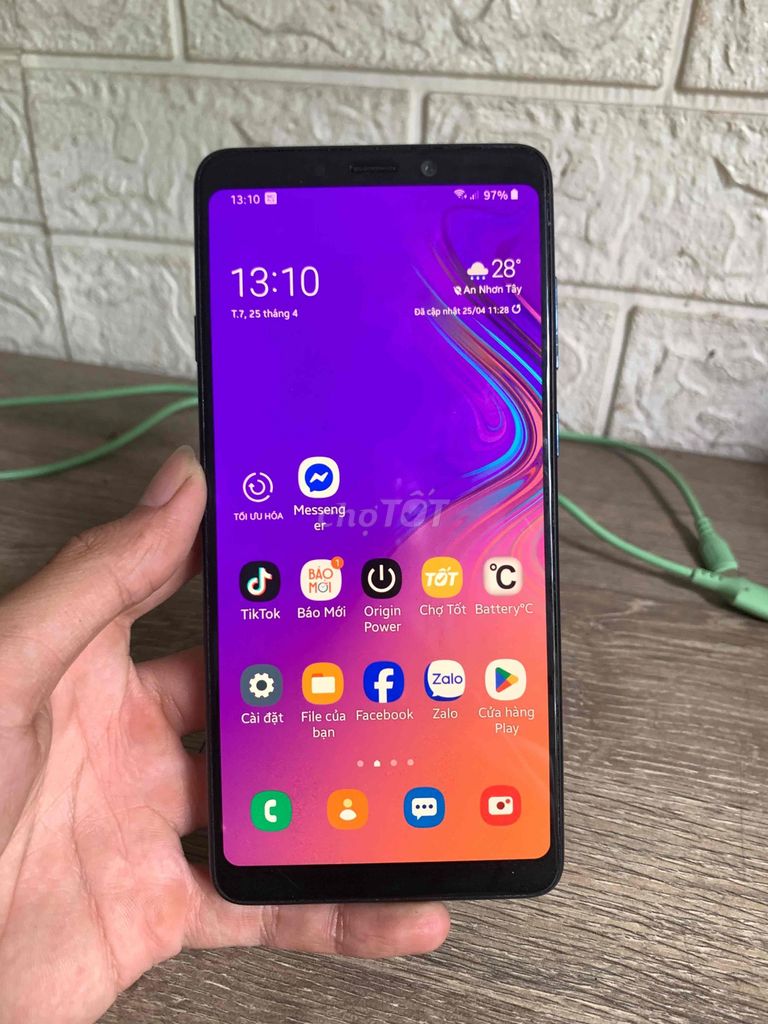 Samsung Galaxy A9 128GB Xanh dương. Mua bán Điện thoại tại Huyện Củ Chi Tp Hồ Chí Minh được đăng bởi Trương Đăng Khoa hình 1