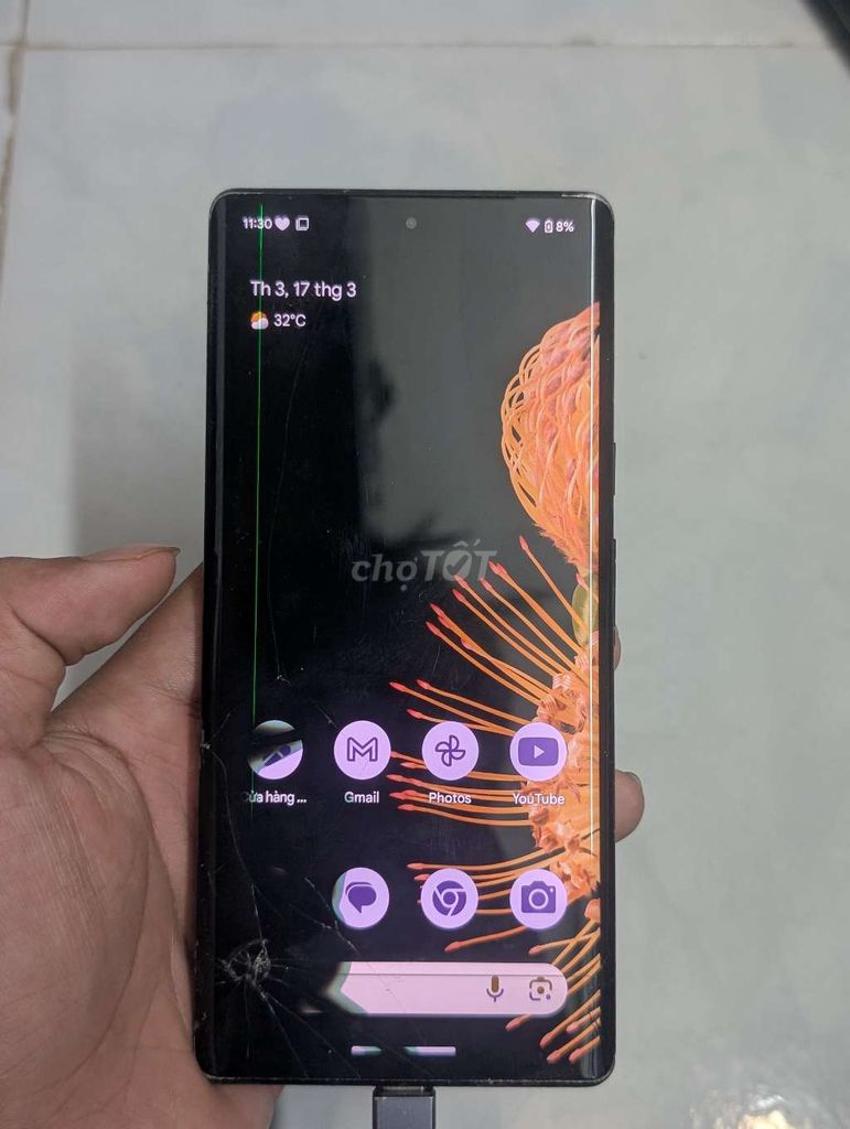 Google Pixel 6 Pro Đen Màn hình, lưng vỡ. Mua bán Điện thoại tại Quận Tân Bình Tp Hồ Chí Minh được đăng bởi Quang Tuấn  hình 1