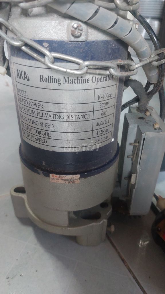 Motor cửa cuốn AKAI K-400kg. Mua bán Đồ chuyên dụng, Giống nuôi trồng tại Huyện Hóc Môn Tp Hồ Chí Minh được đăng bởi Nguyễn Huỳnh Kim Cương 02- hình 1