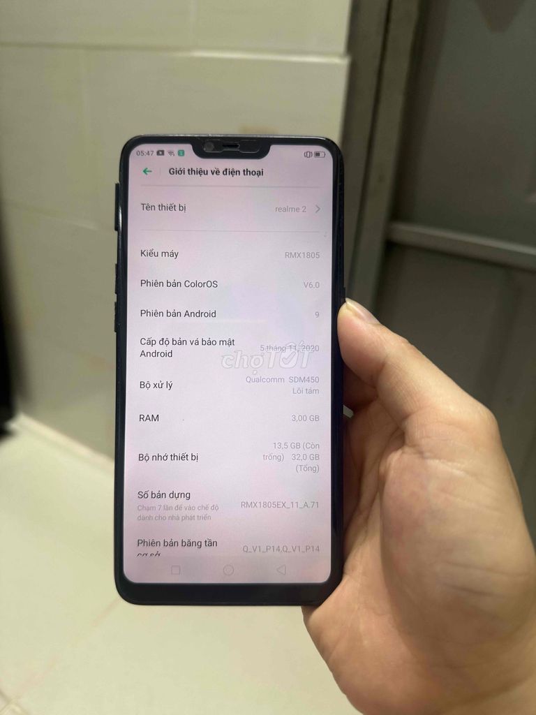 Realme 2 32GB Đen. Mua bán Điện thoại tại Thành phố Thủ Đức Tp Hồ Chí Minh được đăng bởi Đặng Văn Tịnh hình 1