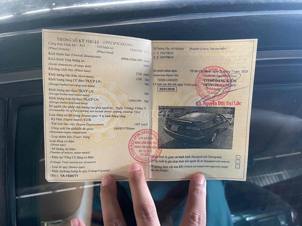 Honda Accord 1995 2.0 MT - 200000 km. Mua bán Ô tô tại Huyện Châu Đức Bà Rịa - Vũng Tàu được đăng bởi Nguyễn vũ linh hình 12