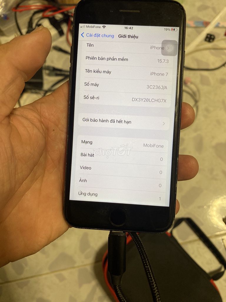 Apple iPhone 7 32GB Đen Đã dùng. Mua bán Điện thoại tại Quận 6 Tp Hồ Chí Minh được đăng bởi Tu hình 1