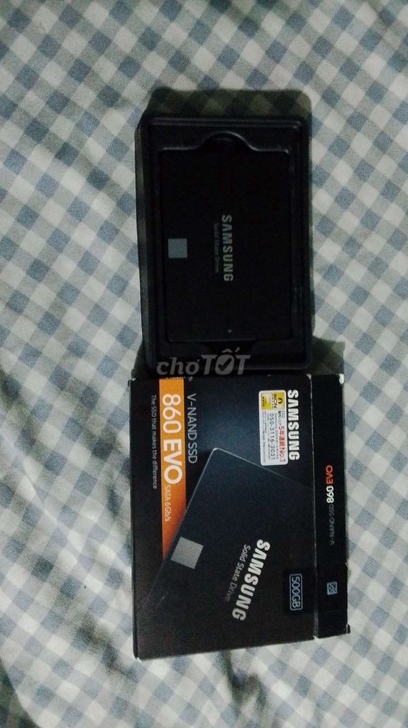 Ổ cứng SSD Samsung 860 EVO 500GB SATA 6. Mua bán Linh kiện (RAM, Card...) tại Thành phố Dĩ An Bình Dương được đăng bởi Đinh Văn Nam hình 1