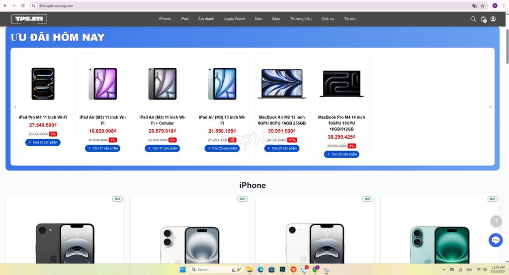 THIẾT KẾ WEBSITE GIÁ TỐT