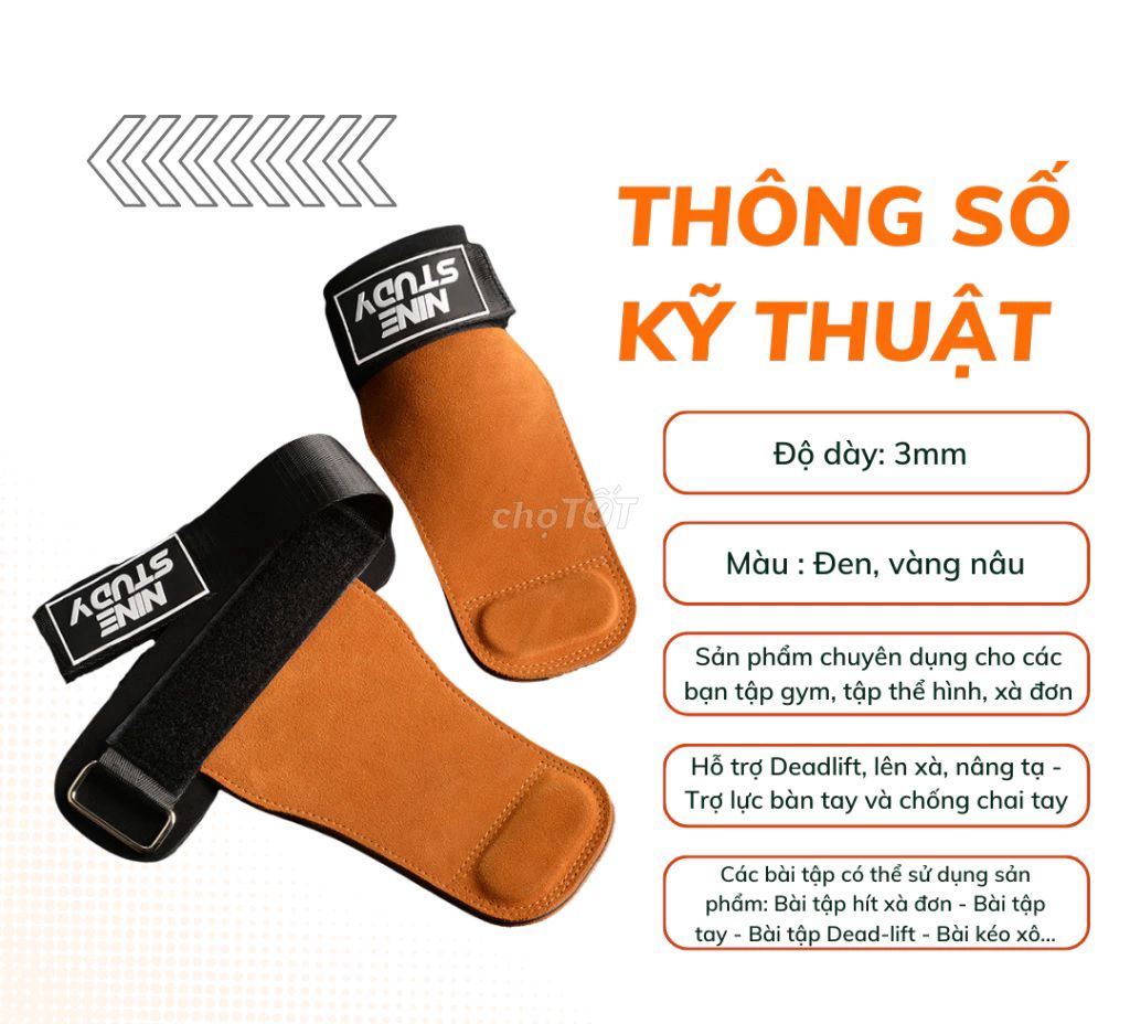 Chuyên sỉ GĂNG TAY NINE STUDY hỗ trợ tập Gym