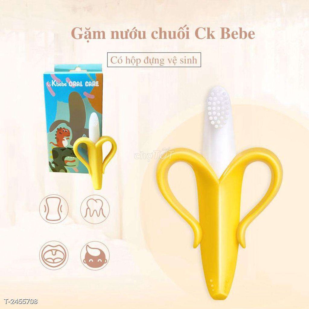 Gặm Nướu Hình Chuối – An Toàn Cho Bé - freeship