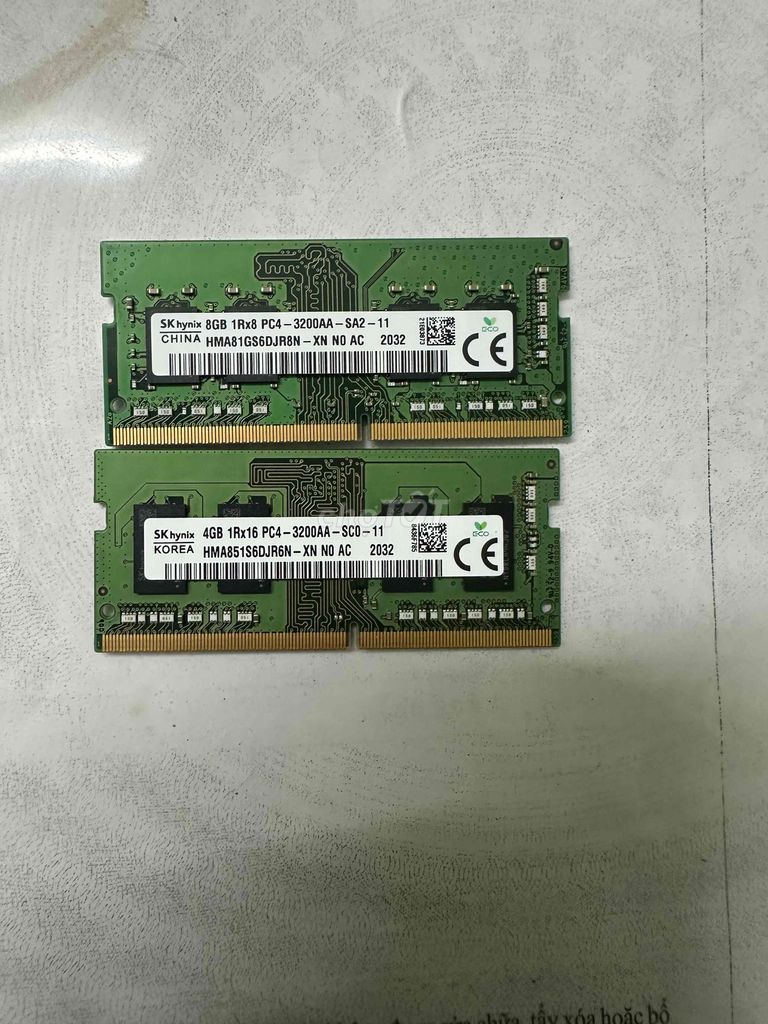 RAM 4GB, 8GB 3200,  ổ cứng SSD 240, 512GB. Mua bán Linh kiện (RAM, Card...) tại Thị xã Tân Uyên Bình Dương được đăng bởi Van Nam hình 1